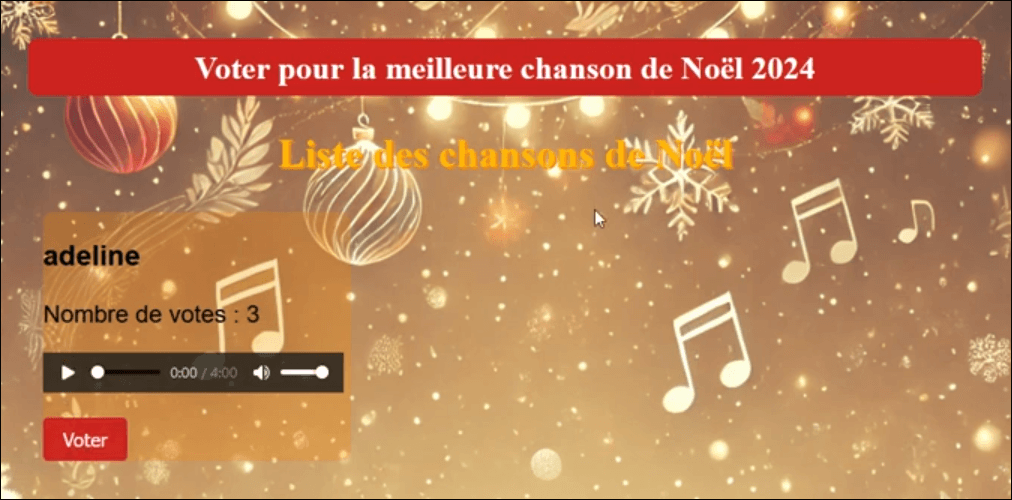 Hackathon de Noël 2024